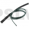 Q-HS-0013 Quantum Servo Braid 1m with 240mm Blk/Green heat shrink OD7mm  